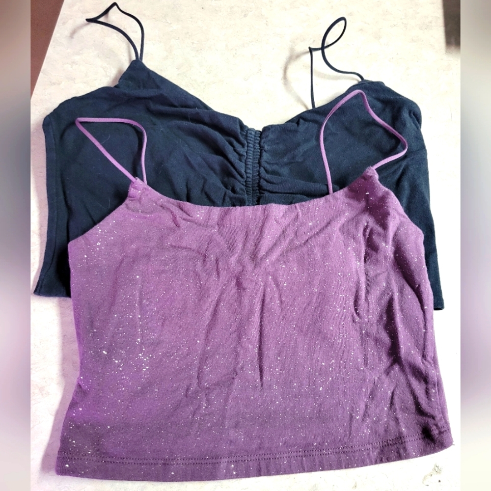 Aeropostale Lot of 2 Gently used seriously soft bungee camis